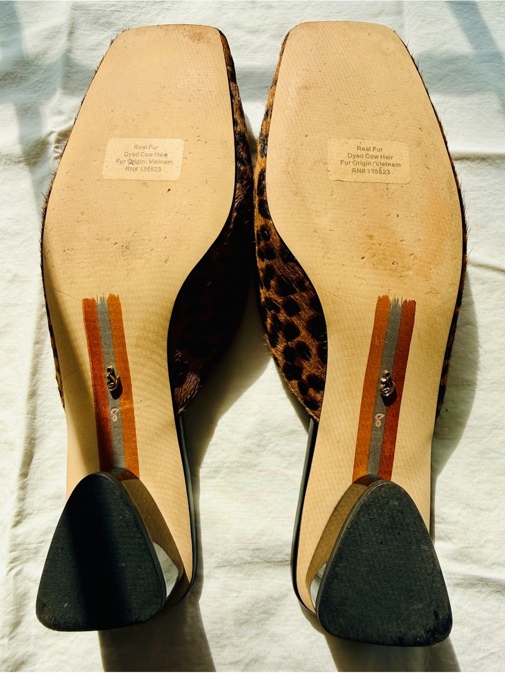 Sam Edelman Leopard-Print Mule with Gold Bit - Picture 7 of 7